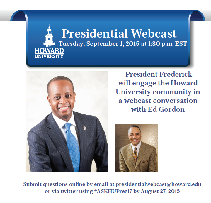 Dr. Wayne Fredrick Announces Upcoming Webinar ask_prez